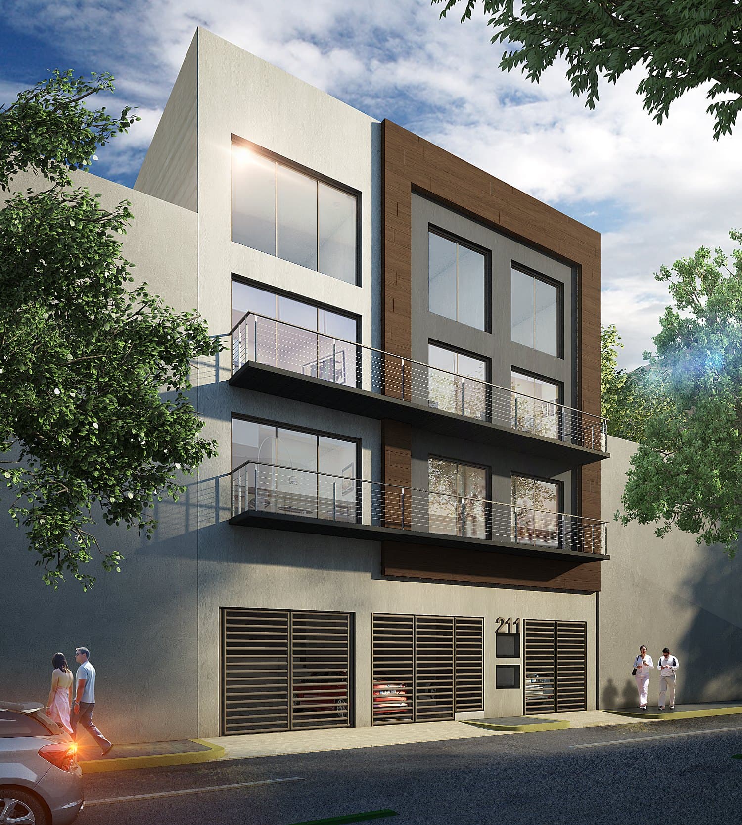 Fachada de Nova Popotla, departamentos en venta en Carrillo Puerto 211, colonia Popotla, Miguel Hidalgo